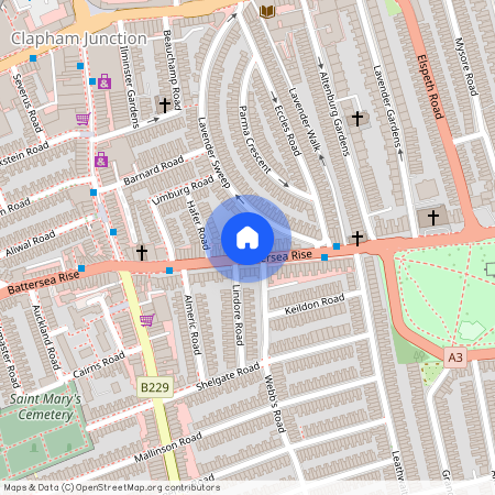 Battersea Rise, Clapham Junction, SW11