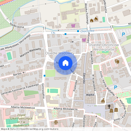 ul. M. Wadowity, Wadowice, Wadowice, wadowicki, małopolskie