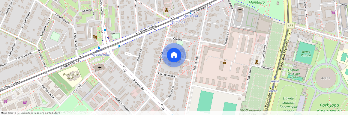 ul. Obronna, Grunwald, Grunwald, Poznań, wielkopolskie