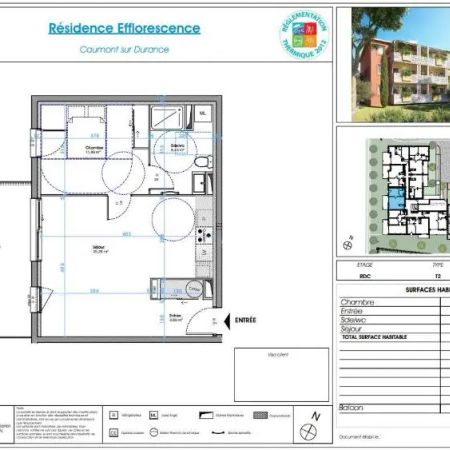 Appartement à louer 2 pièces 47.49m² - Photo 4