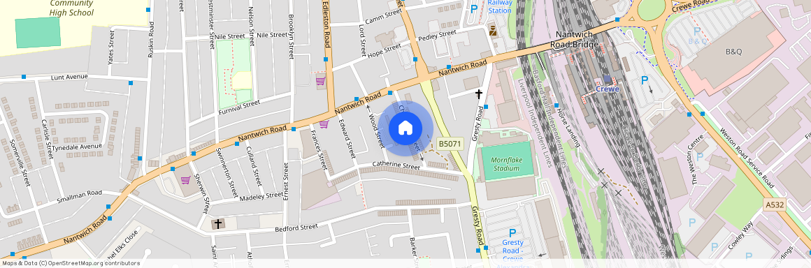 Ground Floor, Chambers Street, Crewe, Cheshire, CW2 6HJ