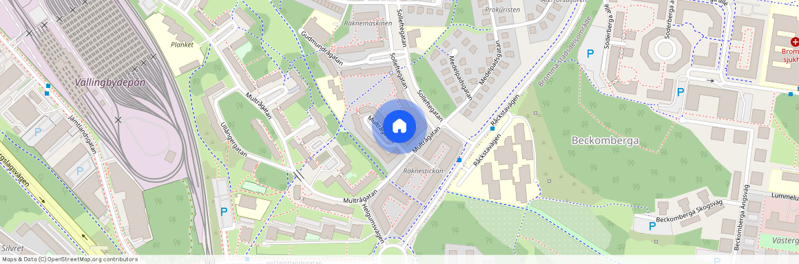 Multrågatan 8, Råcksta