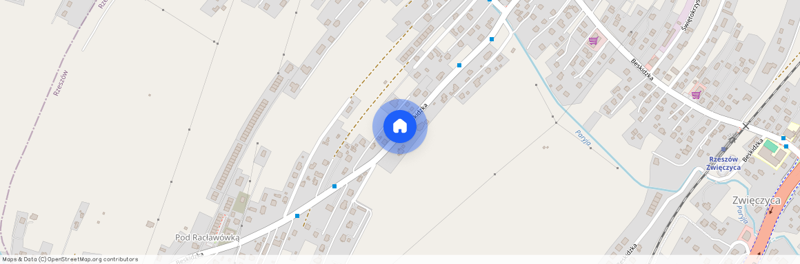 ul. Beskidzka, Zwięczyca, Rzeszów, podkarpackie