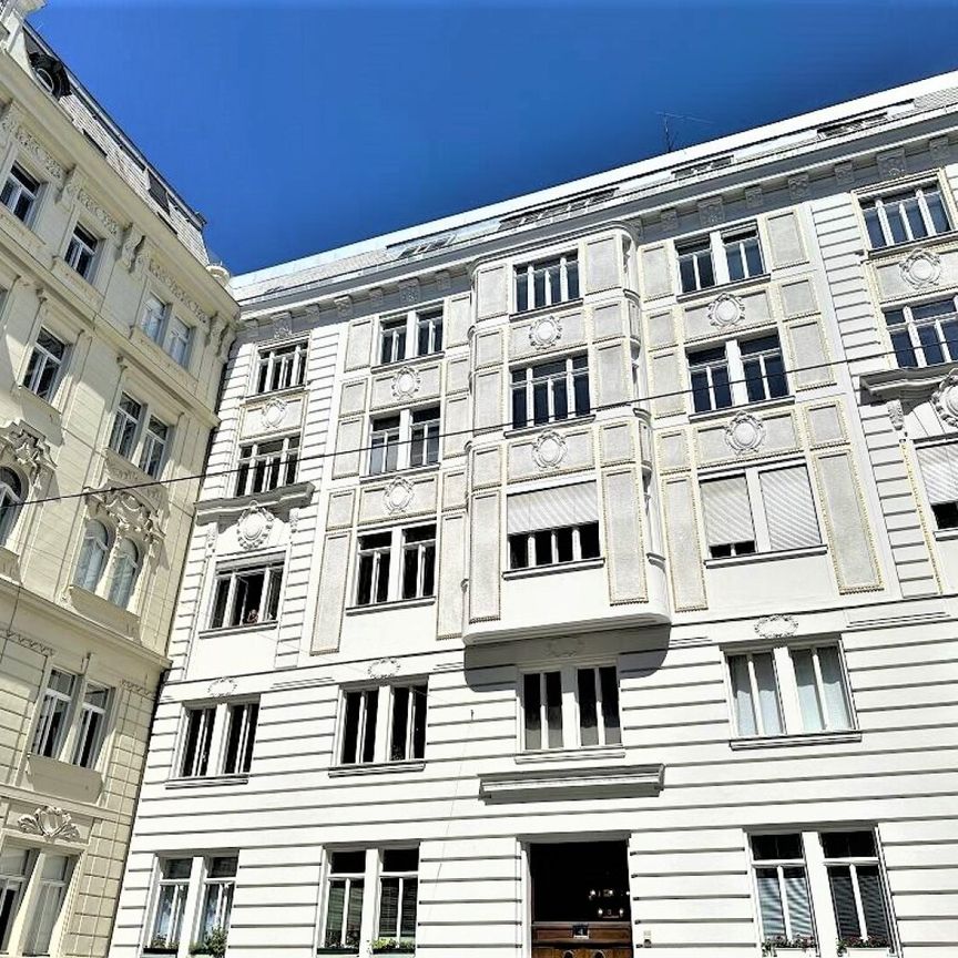 MÖLLWALDPLATZ, U1-Nähe, gepflegte 90 m2 Altbau, 3 Zimmer, Extraküche, 2er-WG-geeignet, Parketten, Flügeltüren - Photo 1