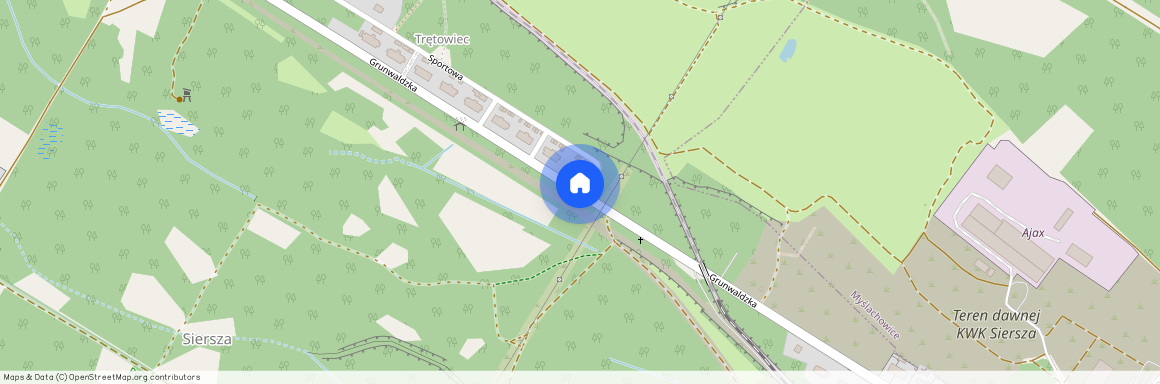 ul. Grunwaldzka, Trzebinia, Trzebinia, chrzanowski, małopolskie