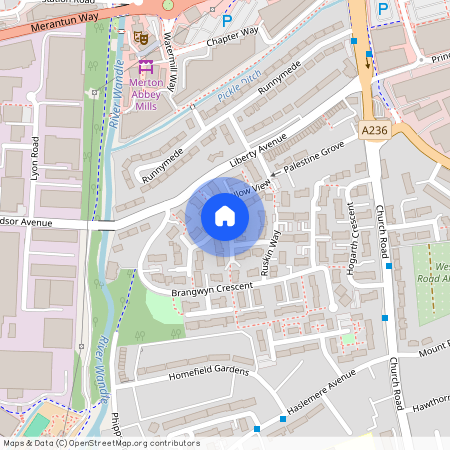 Sutherland Drive, Merton Abby Estate, Wimbledon, London, SW19