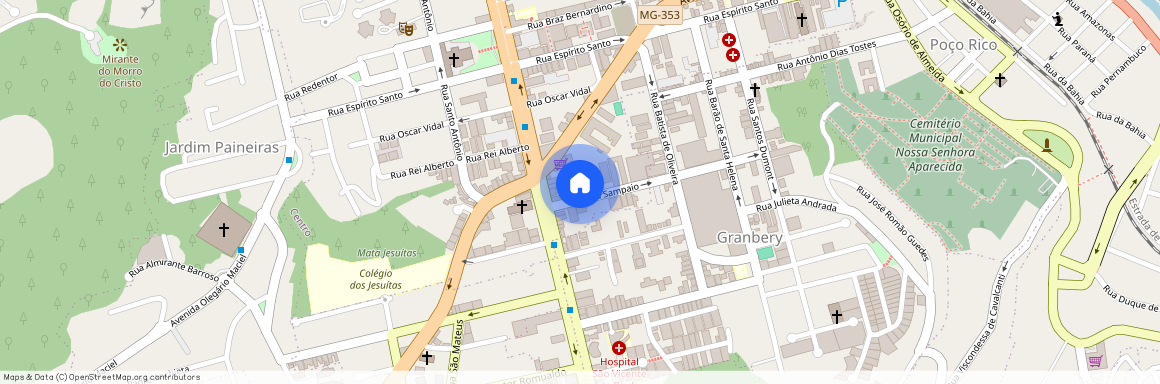Rua Sampaio, 444, Granbery, Juiz de Fora, Minas Gerais, 36010360