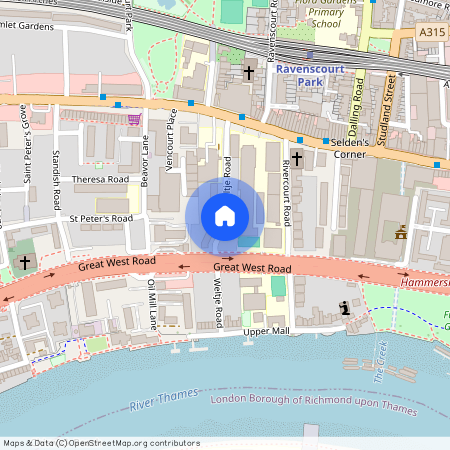 Weltje road, London, W6