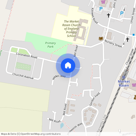 Casterton Close, Market Rasen, Mill Road