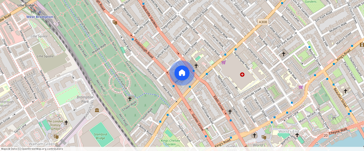 REDCLIFFE PLACE, CHELSEA, SW10, London