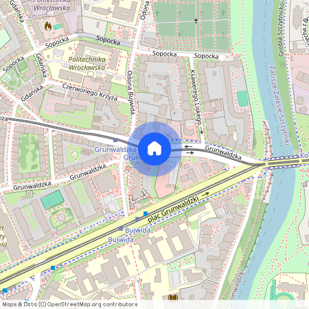 wyb. Ludwika Pasteura, Plac Grunwaldzki, Śródmieście, Wrocław, dolnośląskie