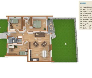 Erdgeschosswohnung mit Garten! - Photo 1