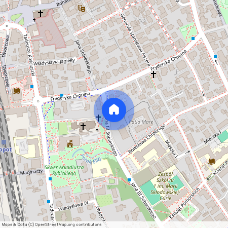 ul. Jana Sobieskiego, Dolny Sopot - Grunwaldzka, Dolny Sopot, Sopot, pomorskie