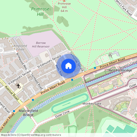 Prince Albert Road, Regent's Park, London, NW8