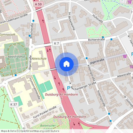 Jägerstraße, 47166 Duisburg - Hamborn