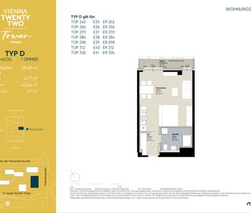 TOWER HOMES – Exklusiver Erstbezug im VIENNA TWENTYTWO - Foto 4