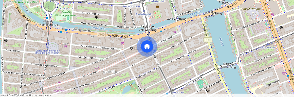 Oude Pijp, 1073 BR, Albert Cuypstraat, Amsterdam