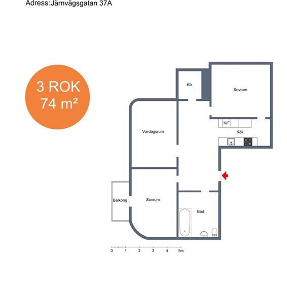 Bokelundsvägen 5 C - Foto 2