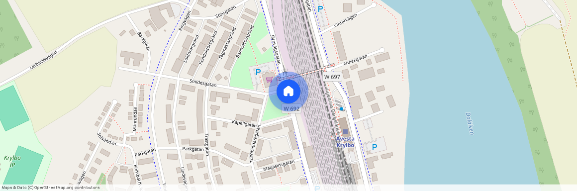 Järnvägsgatan, Krylbo