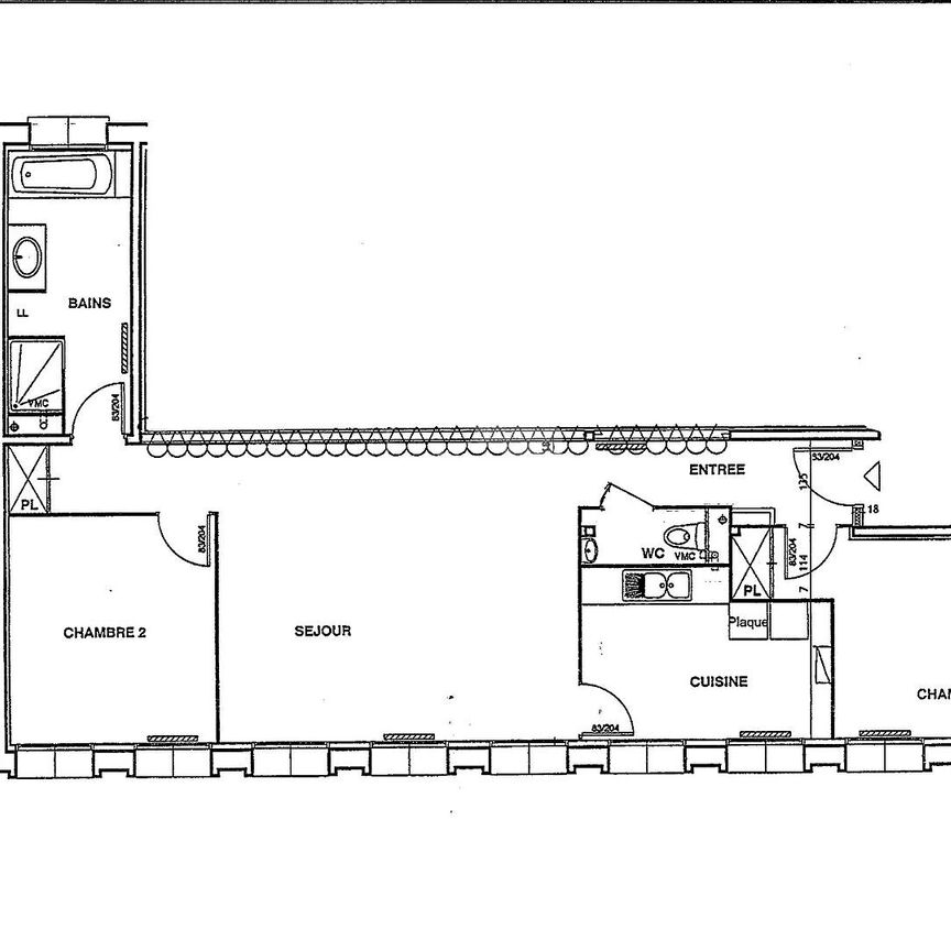 A louer - Bel appartement 3 pièces au coeur de Royan (Marché Central) - Photo 1