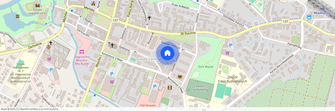 os. Centrum, Międzyrzecz, Międzyrzecz, międzyrzecki, lubuskie