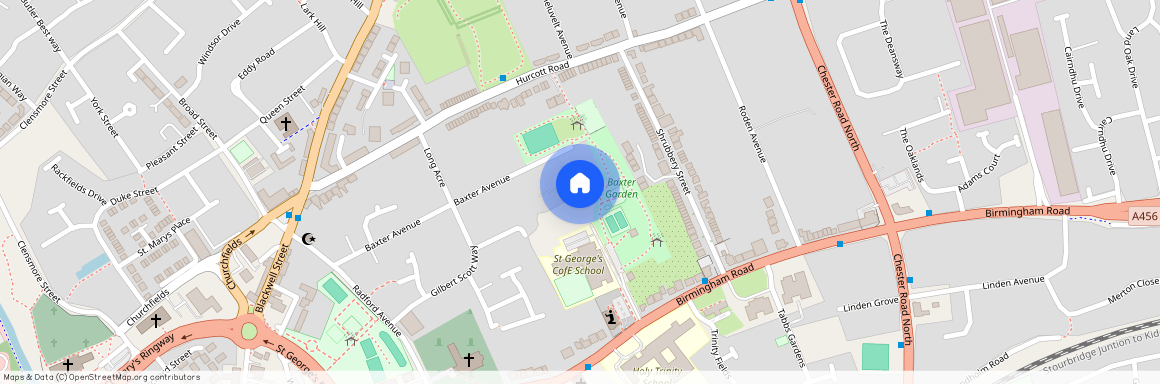 Baxter Gardens, Kidderminster, DY10