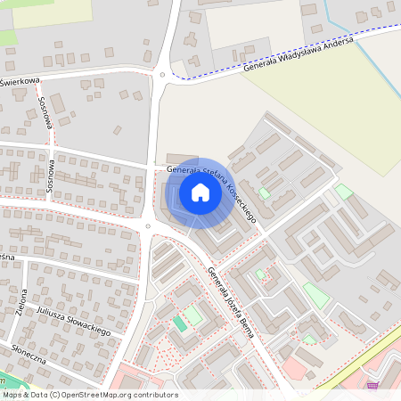 ul. Generała Stefana Kosseckiego, Zambrów, zambrowski, podlaskie