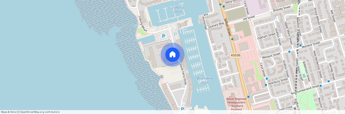 Spacious 2 Bed Flat in Quebec Quay, L3