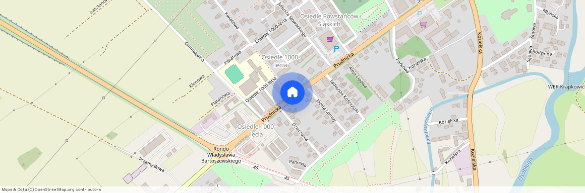 os. 1000-lecia, Krapkowice, Krapkowice, krapkowicki, opolskie