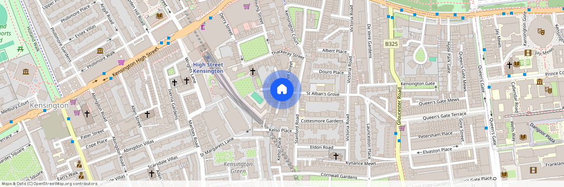 Trafalgar Gardens, South End Row, Kensington, W8