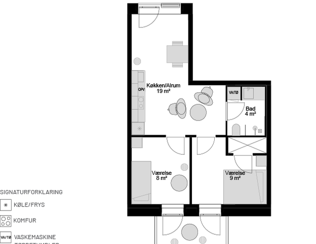 Godsbanen 101, 4. lejl. 3, Aalborg - Foto 1