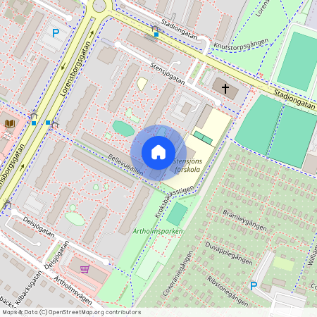 Stensjögatan 12, Bellevuegården