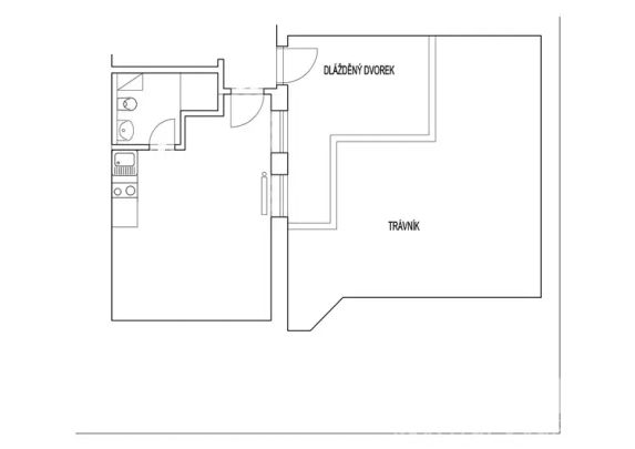 Pronájem 1+kk, Praha 4 – Braník, ul. Na Vinohradu - Photo 1