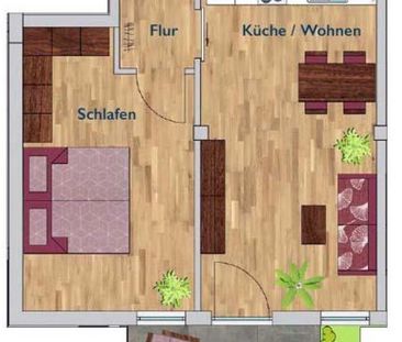 Wohlfühlwohnung mit Terrasse und moderner Ausstattung im Erstbezug!... - Foto 1