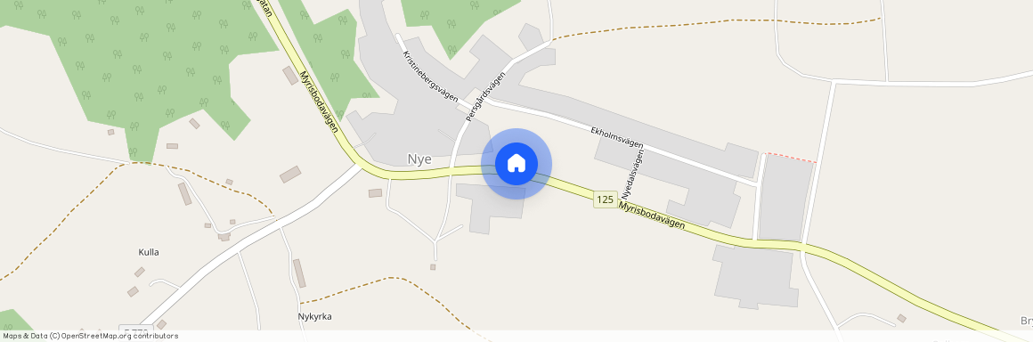 Myrisbodavägen, Nye