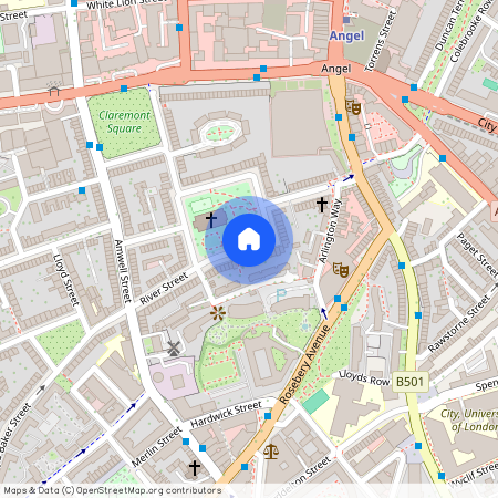 Myddelton Square, EC1R 1YE, London