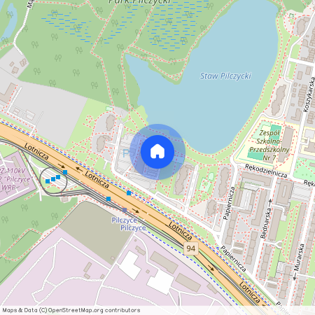 ul. Lotnicza, Pilczyce, Fabryczna, Wrocław, dolnośląskie