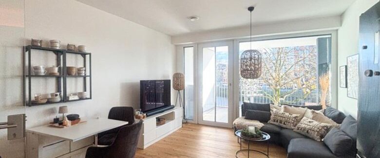 Doktorsklappe - 2-Zimmer-Wohnung mit Balkon und traumhaften Blick auf die Hunte - für Einzelperson - Foto 1