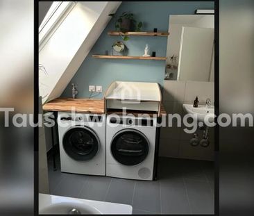 TAUSCHWOHNUNG 3-Zimmer Wohnung, Dachgeschoss, Zentrumsnah, Südbalkon - Foto 1