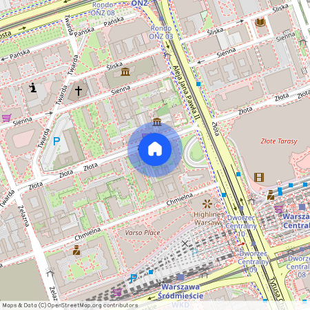 Warszawa, Śródmieście, Złota, 65A