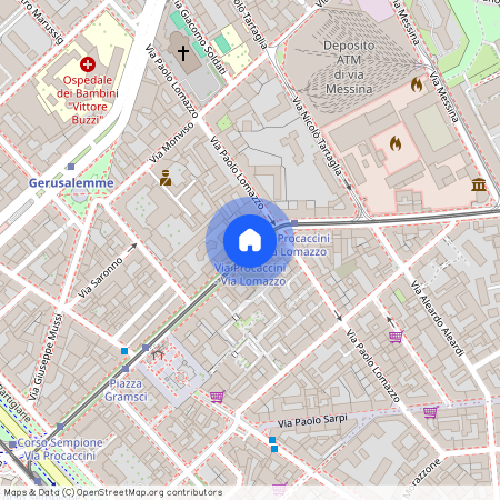 Via Giulio Cesare Procaccini, Milan, Lombardy 20154