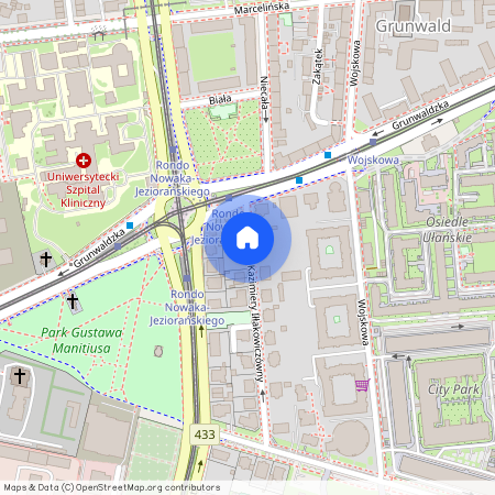 ul. Kazimiery Iłłakowiczówny, Grunwald, Grunwald, Poznań, wielkopolskie