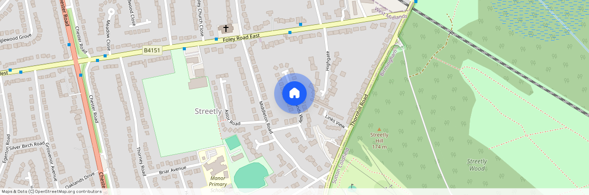 Redlands Way, Sutton Coldfield, West Midlands, B74