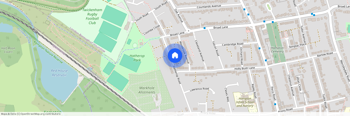 Hatherop Road, Hampton. TW12