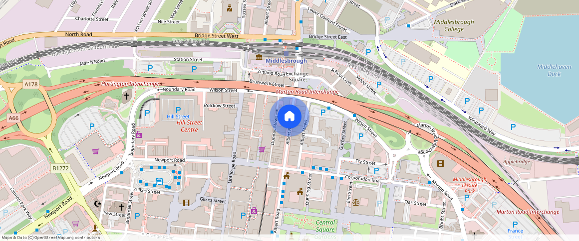 Albert Road, Middlesbrough, TS1