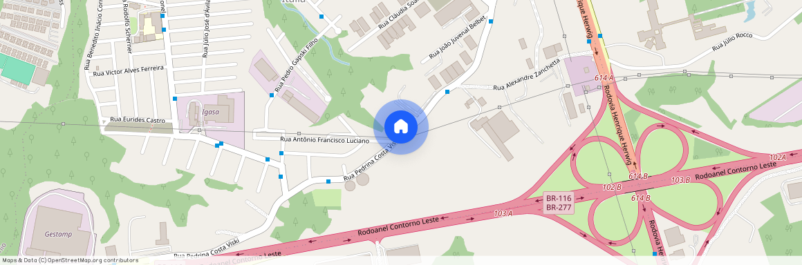 Rua Pedrina Costa Viski, Itália, São José dos Pinhais - PR, 83015-210, Brazil