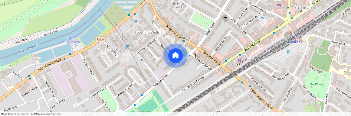 2 Bedroom house to rent in Akerman Road, Surbiton KT6