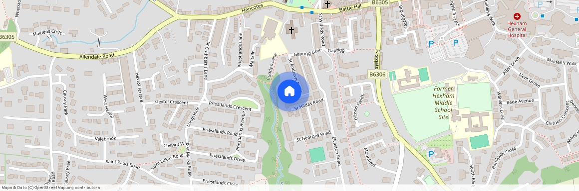 St. Nicholas Road, Hexham, Northumberland, NE46