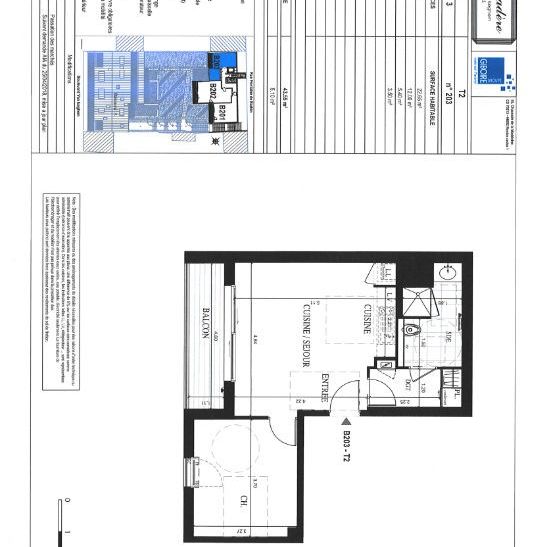 Appartement T1 à louer Reze - 10 m² - Photo 1