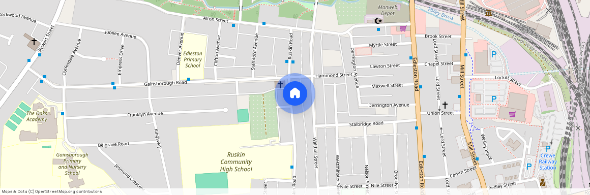 Room 2 @ 188 Ruskin Road, Crewe, CW2